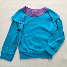 Load image into Gallery viewer, Vintage Aqua + Purple Long Sleeve 4t
