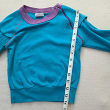 Load image into Gallery viewer, Vintage Aqua + Purple Long Sleeve 4t
