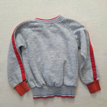 Load image into Gallery viewer, Vintage Healthtex Gray/Red Crewneck 18-24 months
