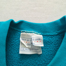 Load image into Gallery viewer, Vintage Teal Reglan Crewneck kids 6
