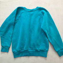 Load image into Gallery viewer, Vintage Teal Reglan Crewneck kids 6
