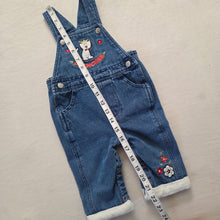 Load image into Gallery viewer, Vintage Kitty Princess Overalls 3-6 months
