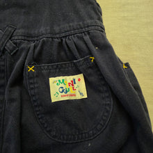 Load image into Gallery viewer, Vintage Navy Bubble Overalls 2t
