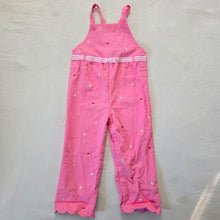 Load image into Gallery viewer, Vintage Gymboree Flower Embroidered Overalls 3t/4t
