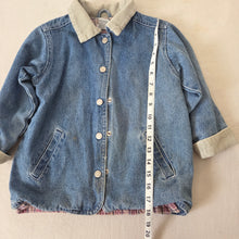 Load image into Gallery viewer, Vintage Flannel-Lined Jean Jacket 4t
