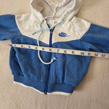 Load image into Gallery viewer, Vintage Nike Color Block Zip-up Hoodie 6-9 months
