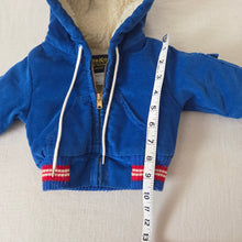 Load image into Gallery viewer, Vintage Oshkosh Sherpa Hooded Coat 3-6 months

