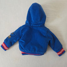 Load image into Gallery viewer, Vintage Oshkosh Sherpa Hooded Coat 3-6 months
