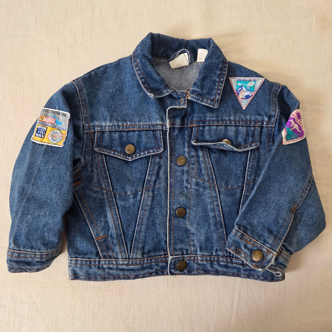 Vintage Sears Patch Jean Jacket 2t