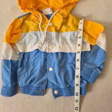 Load image into Gallery viewer, Vintage Color Block Thin Hooded Jacket 9-12 months
