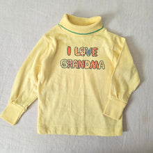 Load image into Gallery viewer, Vintage "I Love Grandma" Turtleneck 2t/3t

