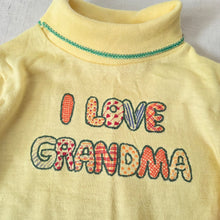 Load image into Gallery viewer, Vintage "I Love Grandma" Turtleneck 2t/3t
