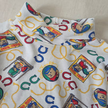 Load image into Gallery viewer, Vintage Oshkosh Cowboy Bears Turtleneck 2t *flaw
