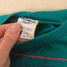 Load image into Gallery viewer, Vintage Oshkosh Teal Long Sleeve kids 7
