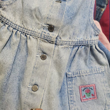 Load image into Gallery viewer, Vintage Lee Faded Denim Dress 2t
