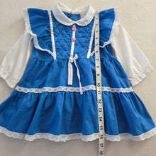 Load image into Gallery viewer, Vintage Sears Blue Long Sleeve Dress 2t
