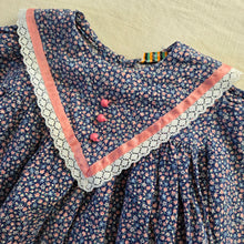 Load image into Gallery viewer, Vintage Small Floral Long Sleeve Dress 2t/3t
