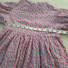 Load image into Gallery viewer, Vintage Red/Blue Floral Dress 4t
