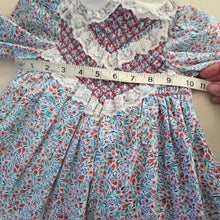 Load image into Gallery viewer, Vintage Polly Flinders Smocked Floral Dress 18-24 months
