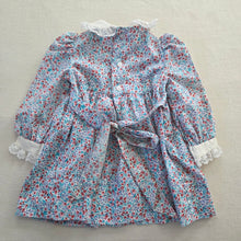 Load image into Gallery viewer, Vintage Polly Flinders Smocked Floral Dress 18-24 months
