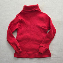 Load image into Gallery viewer, Vintage Red Ribbed Turtleneck 18-24 months
