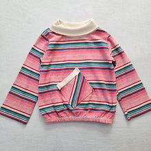 Load image into Gallery viewer, Vintage Healthtex Rainbow Striped Turtleneck 3t
