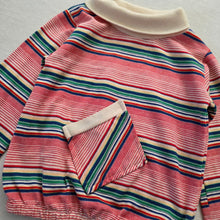 Load image into Gallery viewer, Vintage Healthtex Rainbow Striped Turtleneck 3t
