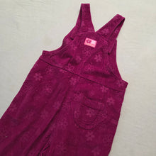 Load image into Gallery viewer, Vintage Floral Cord Overalls 5t
