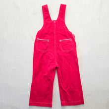 Load image into Gallery viewer, Vintage 80s Popsicle Red Overalls 2t/3t
