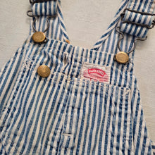 Load image into Gallery viewer, Vintage 50s Roundhouse Striped Denim Overalls 3t
