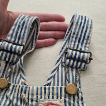 Load image into Gallery viewer, Vintage 50s Roundhouse Striped Denim Overalls 3t
