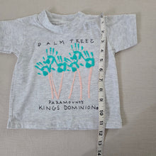 Load image into Gallery viewer, Vintage Kings Dominion Palm Trees Tee 12 months
