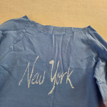 Load image into Gallery viewer, Vintage New York Slouchy Sweater Shirt kids 8/10
