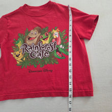 Load image into Gallery viewer, Y2k Downtown Disney Rainforest Cafe Tee 4t

