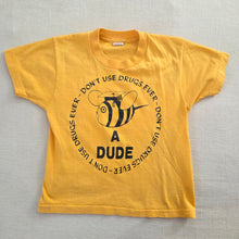 Load image into Gallery viewer, Vintage "Don't Use Drugs Ever" Bee Tee 4t

