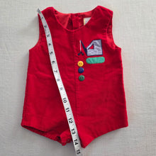 Load image into Gallery viewer, Vintage Crane Applique Jon Jon 3-6 months
