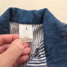 Load image into Gallery viewer, Vintage Construction Bears Striped Pantsuit 24 months
