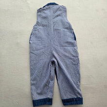 Load image into Gallery viewer, Vintage Construction Bears Striped Pantsuit 24 months
