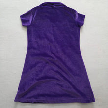 Load image into Gallery viewer, Vintage Purple Velvet Dress kids 7
