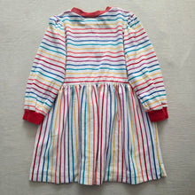 Load image into Gallery viewer, Vintage Healthtex Rainbow Striped Heart Dress 3t
