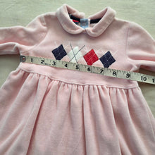 Load image into Gallery viewer, Vintage Tommy Hilfiger Velvet Dress 3-6 months
