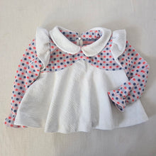 Load image into Gallery viewer, Vintage Polka Dot Dressy Shirt 3t
