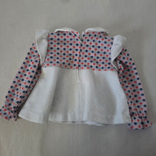 Load image into Gallery viewer, Vintage Polka Dot Dressy Shirt 3t
