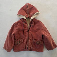 Load image into Gallery viewer, Vintage Rust Hooded Jacket 2t *broken zipper
