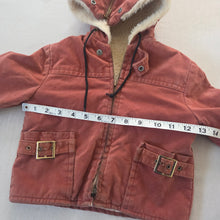 Load image into Gallery viewer, Vintage Rust Hooded Jacket 2t *broken zipper
