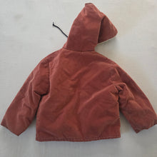 Load image into Gallery viewer, Vintage Rust Hooded Jacket 2t *broken zipper
