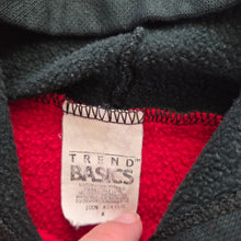 Load image into Gallery viewer, Vintage Color Block Red/Black  Hoodie kids 6/7

