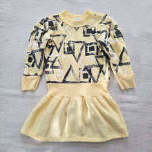 Load image into Gallery viewer, Vintage Yellow Triangle Dress 2t
