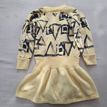 Load image into Gallery viewer, Vintage Yellow Triangle Dress 2t
