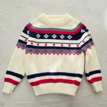 Load image into Gallery viewer, Vintage Knit Pattern Sweater 4t/5t
